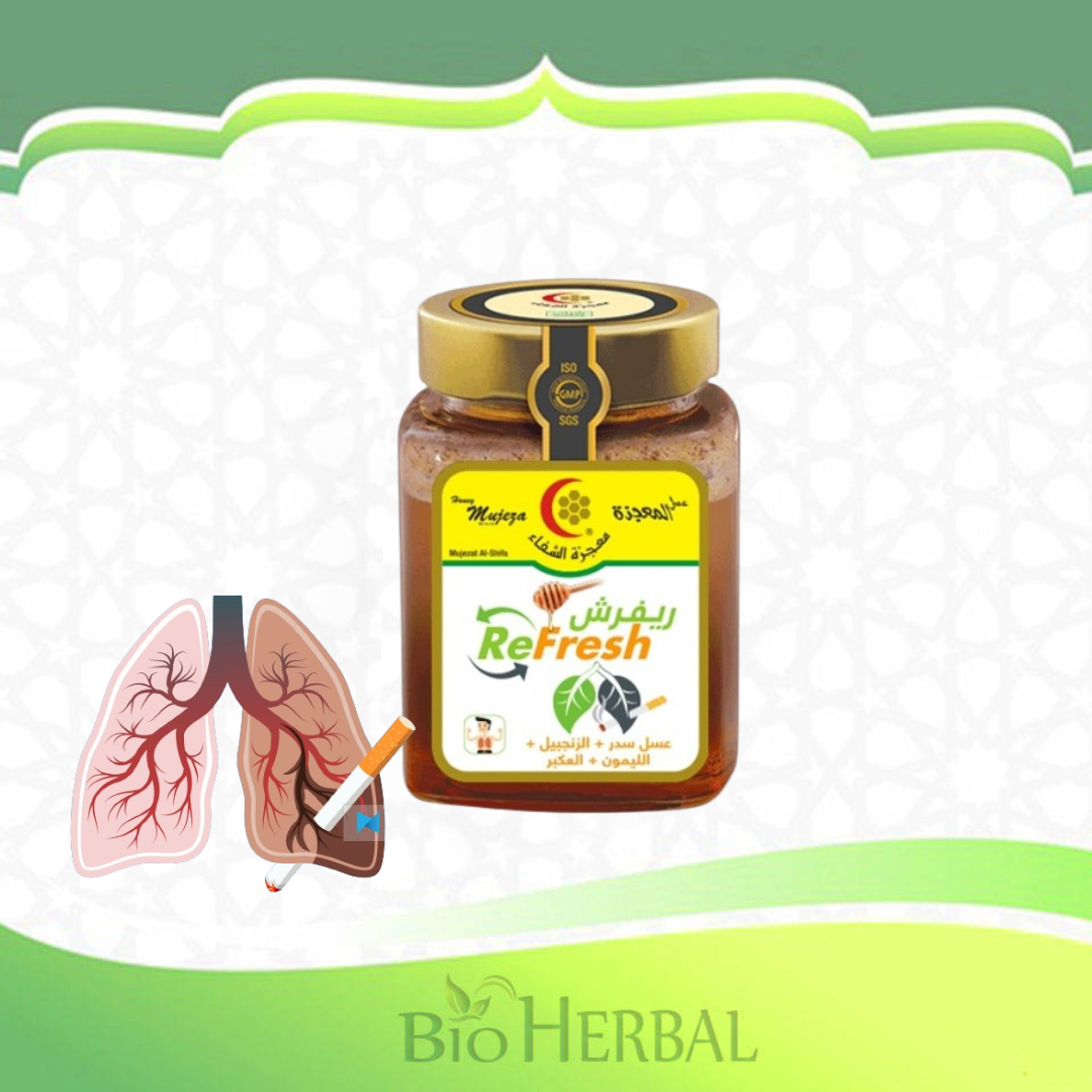 Mjalte Anti Duhan - Mujezat Al Shifa Refresh Extra Honey