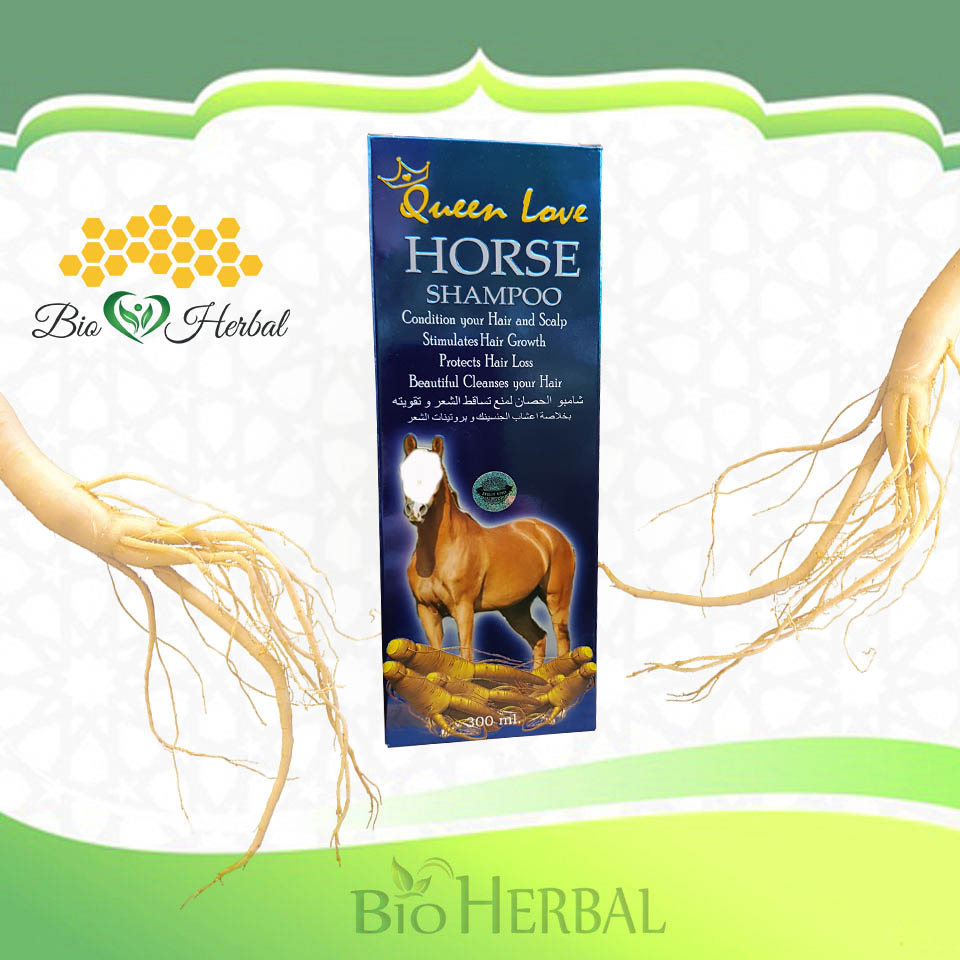 SHAMPO BISHT KALI & GINSENG - HORSE SHAMPOO QUEEN LOVE ORIGINAL