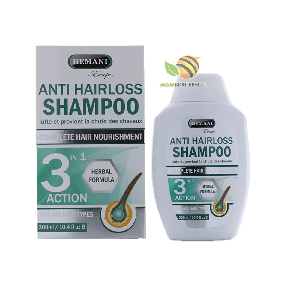 SHAMPO KUNDER RENJES SE FLOKEVE - ANTI HAIRLOSS SHAMPOO (HEMANI)