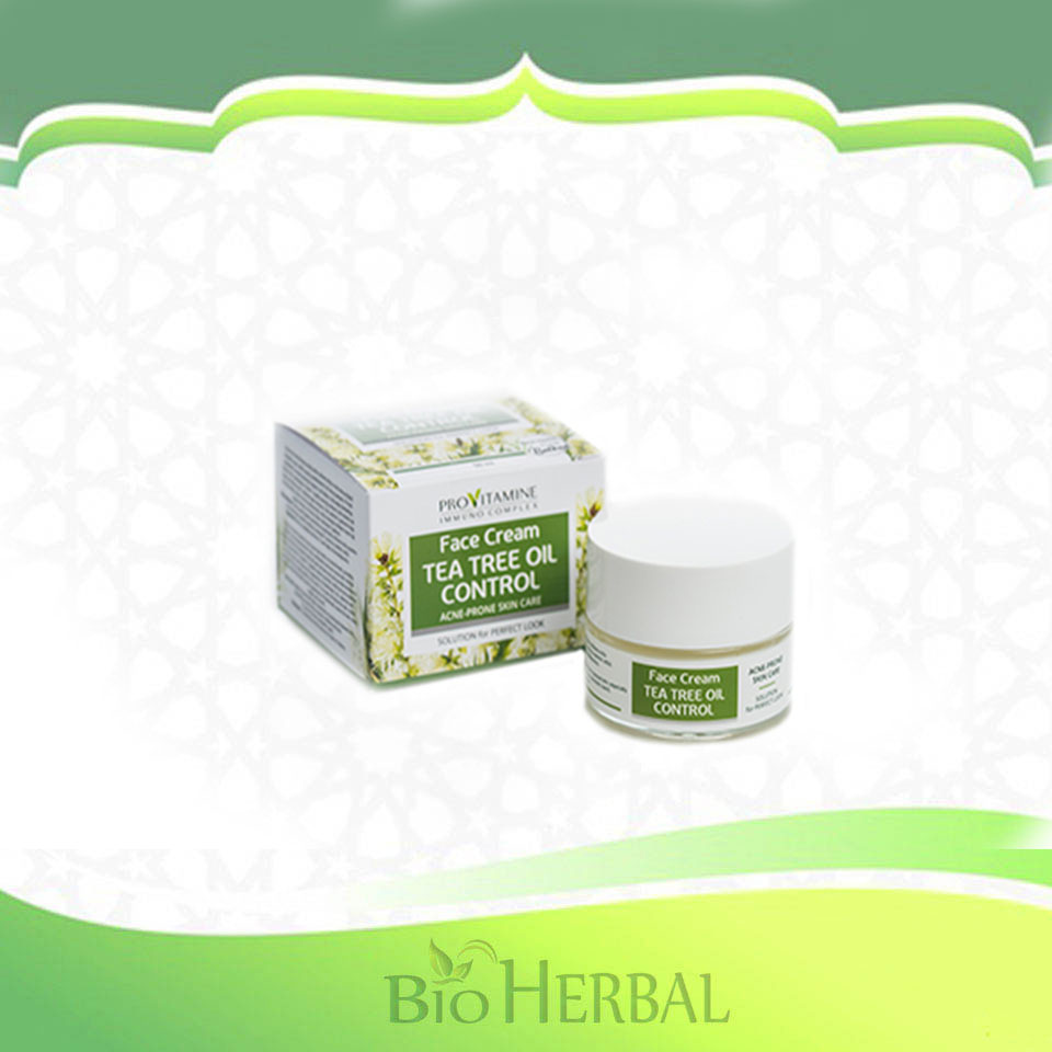 Krem për Puçrra me Vajin e Pemës së Çajit - Tea Tree Extract Oil Control Anti Acne Face Cream